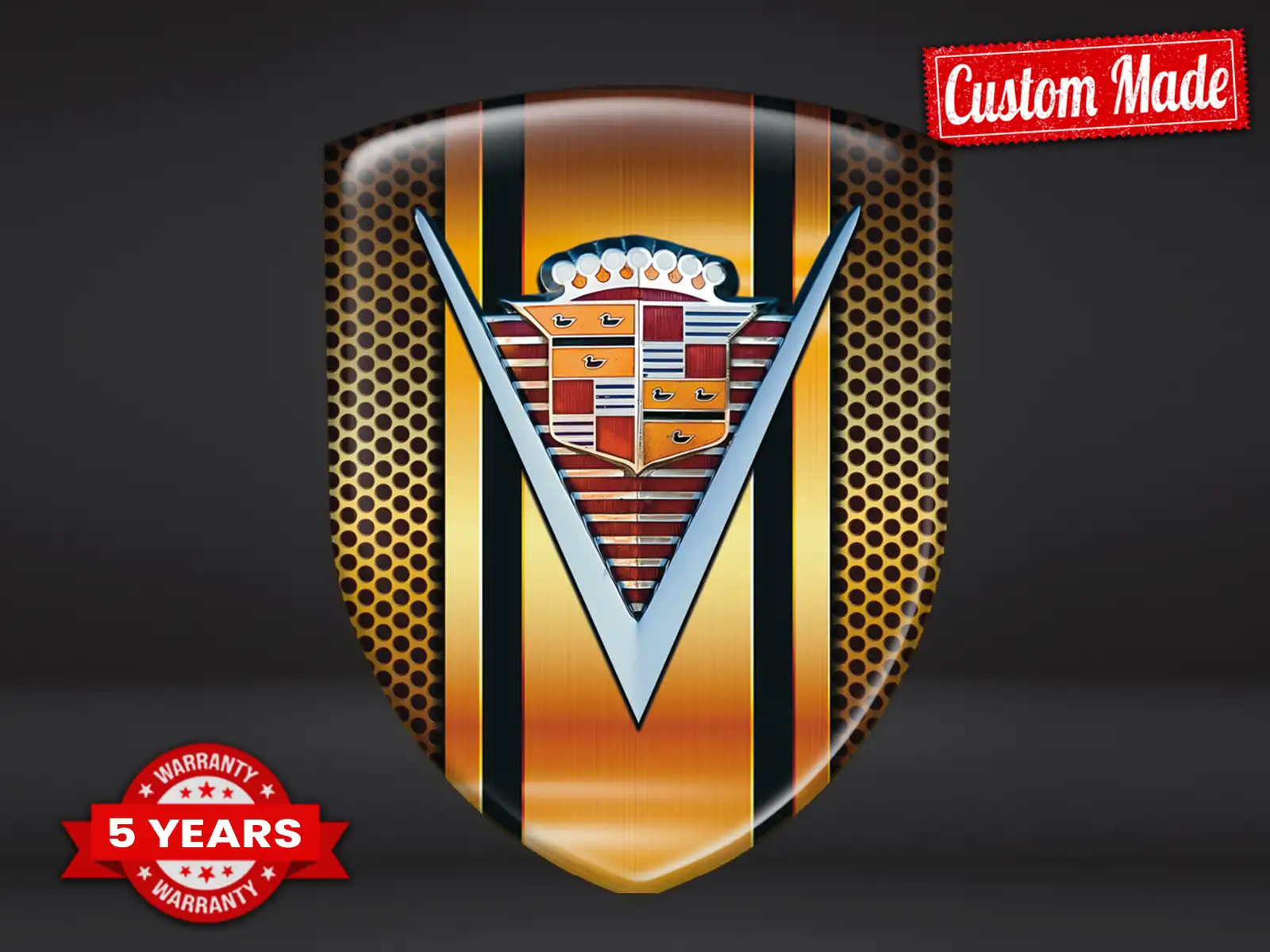 Cadillac Wasserfestes Etikett Premium Universal Anpassbar